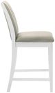 Armen Living Nolan 4-Piece Matte White/Misty Fog Counter Stool Set-2