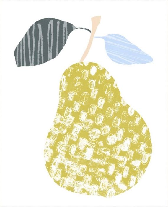 Classy Living June Erica Vess Cut Paper Fruit I 22"W Wall Art-1