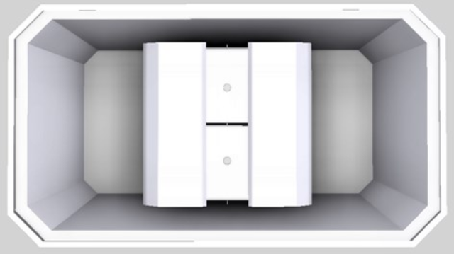 Vent-A-Hood® Designer Series 54" White Island Range Hood-1
