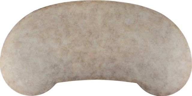 Hooker® Furniture Melange® Champagne Fluted Kidney Desk-2