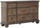 Liberty Furniture Carlisle Court 5-Piece Chestnut/Sand Queen Upholstered Poster Bedroom Set-2
