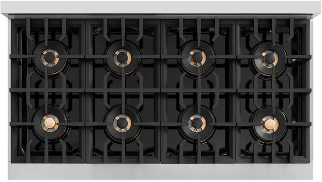 ZLINE Autograph Edition Classic 48" Stainless Steel Gas Rangetop with Champagne Bronze Accents-1