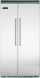 Viking® Professional 5 Series 42 in. 25.3 Cu. Ft. Stainless Steel Built-In Side By Side Refrigerator-0