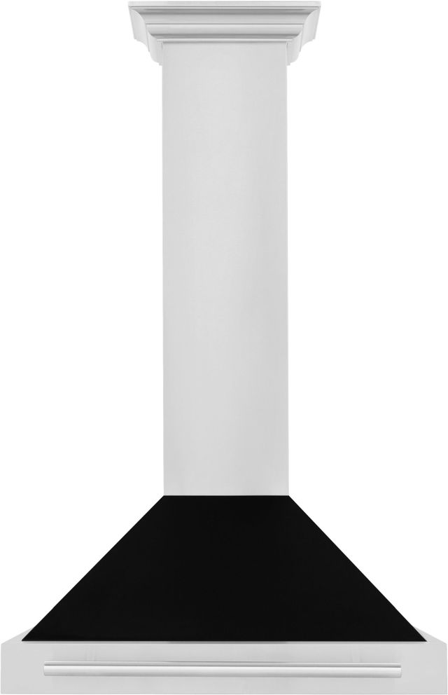 ZLINE 30" Black Matte Wall Mounted Range Hood -0