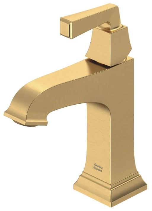 American Standard Town Square® S Brushed Cool Sunrise Single Hole Single-Handle Bathroom Faucet with Lever Handle-3
