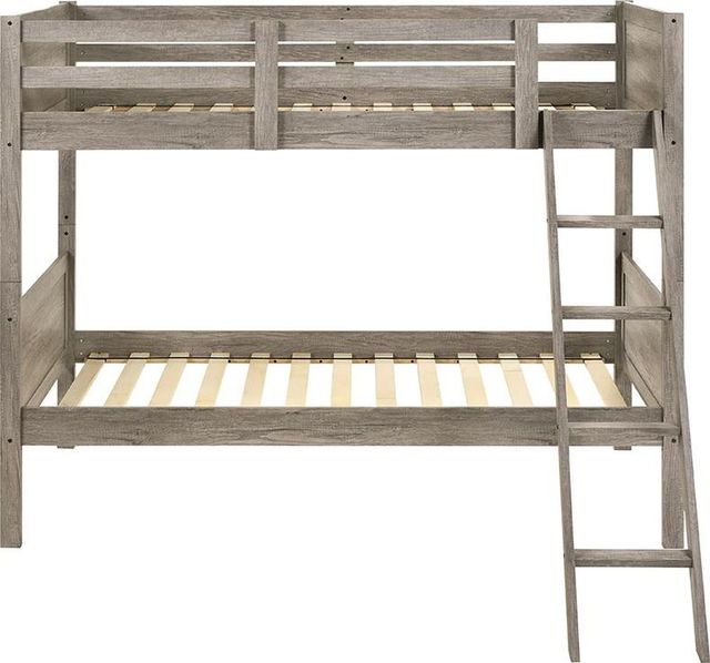 Coaster® Ryder Weathered Taupe Twin/Twin Bunk Bed-1