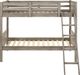 Coaster® Ryder Weathered Taupe Twin/Twin Bunk Bed-1