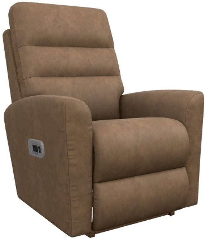 La-Z-Boy® Liam Chestnut Power Rocker Recliner with Headrest and