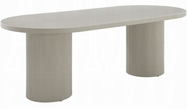 ACME Furniture Laela White Oval Dining Table-0