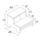 Powell® Masonboro Espresso Bed Step-2