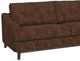 International Furniture Direct Alfa Brown Sofa-1