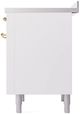 Ilve® Nostalgie II Series 36" White Pro Style Induction Range-3