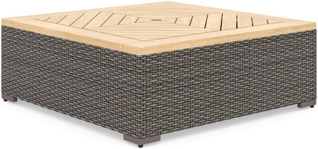 homestyles® Boca Raton 3-Piece Brown Outdoor Chair Pair and Coffee Table-2