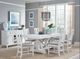 Magnussen Home® Heron Cove Baja Fog/Chalk White Upholstered Bench-1