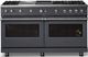Viking® 5 Series 60" Cast Black Pro Style Gas (LP) Range with Polished Chrome Trim-4