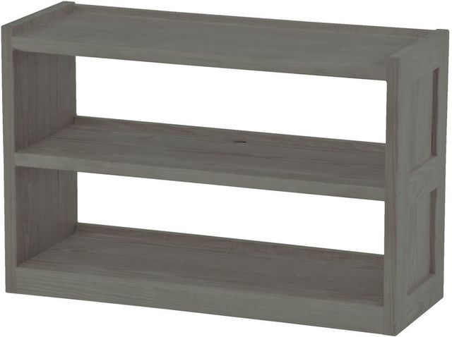 Crate Designs™ Furniture Graphite Open Back Bookcase/TV Stand-0