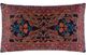 Surya Boteh Bright Red 14"x24" Toss Pillow with Down Insert-0