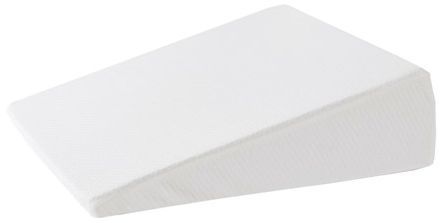 Olliix by Sleep Philosophy White Memory Foam Wedge Pillow-0