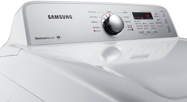 Samsung 7.2 Cu. Ft. White Electric Dryer-3
