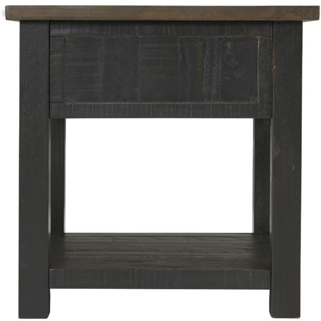 Martin Svensson Monterey Brown End Table with Black Base-2