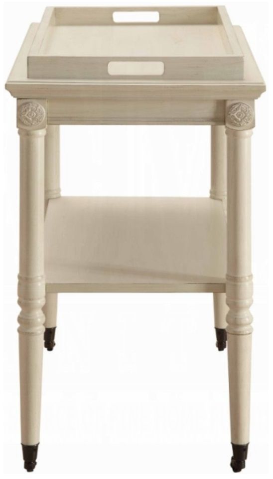 ACME Furniture Frisco Antique White Serving Cart-3