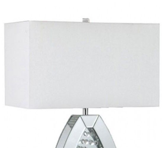 Furniture of America® Myda Silver Table Lamp-2