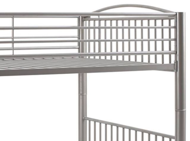 Powell® Heavy Metal Pewter Full Over Full Bunk Bed-3
