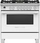 Fisher & Paykel 36" White Pro Style Dual Fuel Range-0