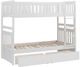Homelegance® Galen White Youth Twin/Twin Storage Bunk Bed-4