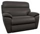 La-Z-Boy® Roman Chocolate Leather Manual Reclining Chair and a Half-0