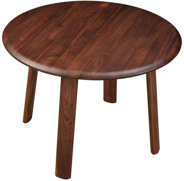 Moe's Home Collection Malibu Walnut Round Dining Table-1