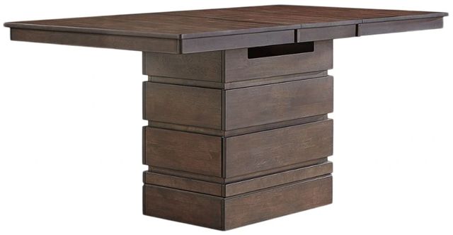 A-America® Chesney Falcon Brown Storage Dining Table-0