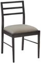 Bassett® Furniture Origins Phelps Carbon Dining Chair with Thrillist Upholstered Seat-0