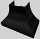 Vent-A-Hood® Designer Series 48" Black Wall Mounted Range Hood-4
