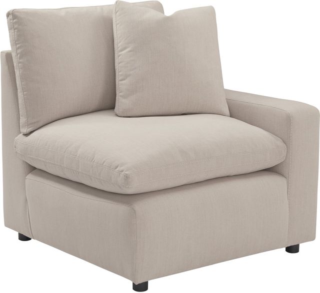 ignature Design by Ashley® Savesto 4-Piece Ivory Sectional-4