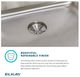 Elkay Lustertone® Classic Lustrous Satin Stainless Steel Double Bowl Drop-in ADA Sink Kit-2
