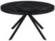 Coaster® Briggs Marble Printed Glass Top Coffee Table with Black Base-2