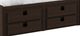 Elements International Cali Kids Brown Twin Wall Bed-1