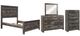 Signature Design by Ashley® Wynnlow 4-Piece Gray Queen Crossbuck Panel Bed Set-0