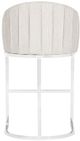 Vanguard® Furniture Vanguard Index Porcelain/Polished Nickel Bar Stool-2