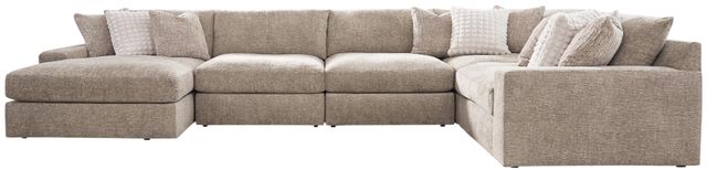 Signature Design by Ashley® Nexora-Court 5-Piece Burlap Left-Arm Facing Sectional and Chaise-0