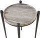Uttermost® Nahunta Gray Accent Table with Dark Bronze Base-4