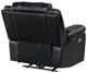 Homelegance® Huron Black Power Recliner with Charging Ports-4