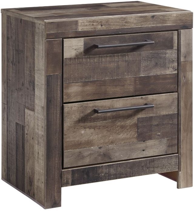 Derekson Nightstand - Multi Gray
