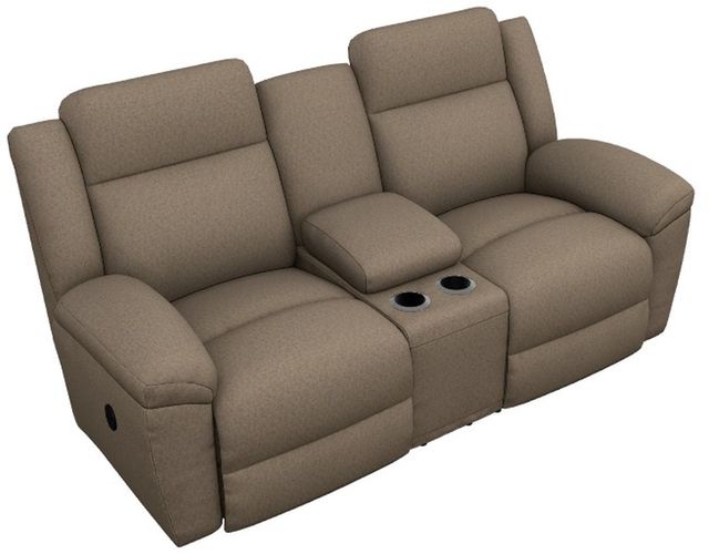 La-Z-Boy® Joel Cocoa Manual Reclining Loveseat with Console-1