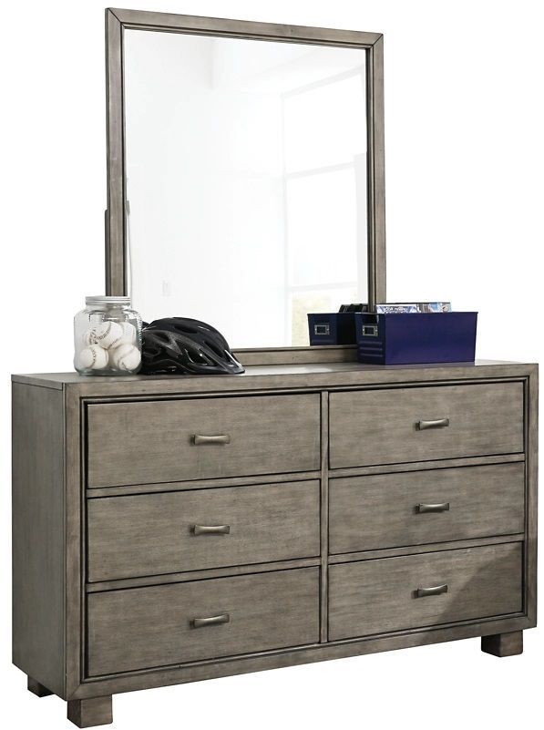Signature Design by Ashley® Arnett 3-Piece Gray Queen Bookcase Bed Set-2