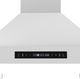 FORNO® Venezia Series Alta Qualita 30" White Wall Mounted Range Hood-3