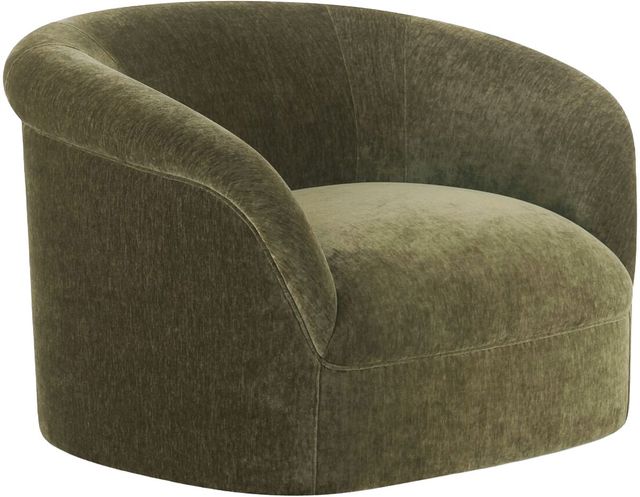 Moe's Home Collection Thora Dark Green Lounge Chair-0