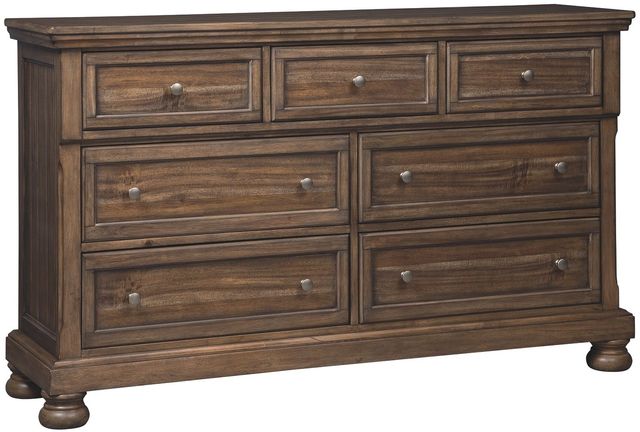 Signature Design by Ashley® Flynnter Medium Brown Dresser and Mirror-2
