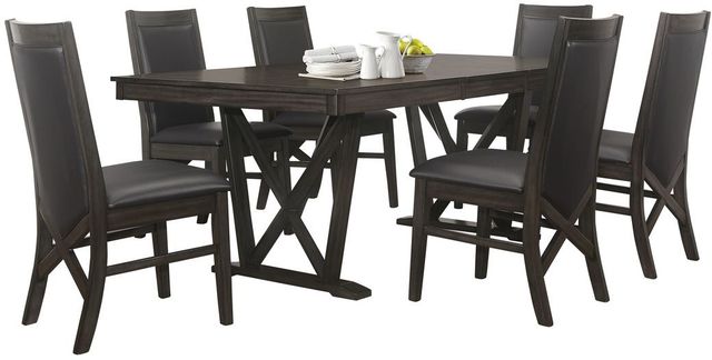 Mazin Furniture Somersby Dark Gray Side Chair-2